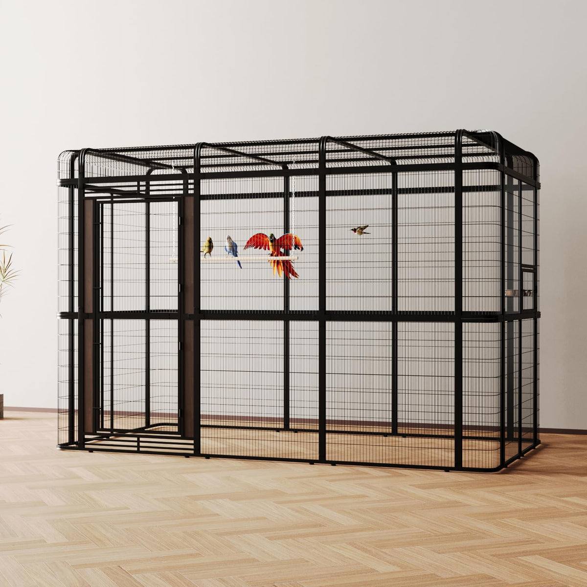 wonline 10FT Extra Large Bird Cage for Parakeets Outdoor Bird Aviary P ...