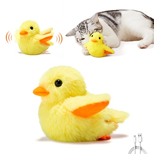 Potaroma Cat Toys Rechargeable Flapping Duck 4