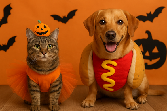 The most popular cat and dog Halloween costumes, shared by Dogpawshop
