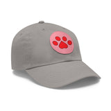 Hat with Paw Print Leather Patch - Pet Lovers