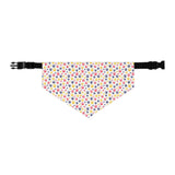 Colorful Paw Print Pet Bandana Collar — Vibrant Dog/Cat Scarf