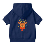 Festive Reindeer Pet Hoodie