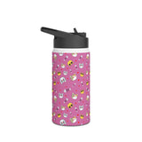 Cat Print Stainless Steel Water Bottle