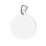 Red White & Blue Paw Print Pet Tag