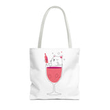 Cute Cat Cocktail Tote Bag – Perfect for Cat Lovers and Party Enthusiasts