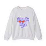 Purple Dog Love Crewneck Sweatshirt