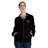 Women's Pet Lover Full-Zip Hoodie – Cozy Casual Jacket