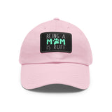 Mom Dog Lover Dad Hat with Leather Patch