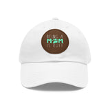Mom Dog Lover Dad Hat with Leather Patch