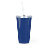 Me + Dog = Love Tumbler with Straw — Cute Pet Lover Travel Cup