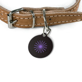Purple Star Pet ID Tag — Personalized Dog & Cat Name Tag