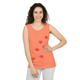 Paw Print Tank Top for Pet Lovers
