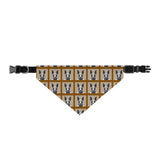 Dog Print Bandana Collar