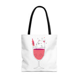 Cute Cat Cocktail Tote Bag – Perfect for Cat Lovers and Party Enthusiasts