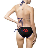 Pet Paw Print Bikini Swimsuit for Women