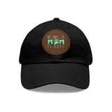 Mom Dog Lover Dad Hat with Leather Patch