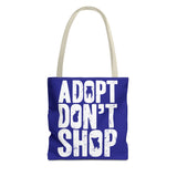 Adopt Don't Shop Tote Bag – Animal Rescue Advocacy Canvas Tote
