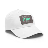 Mom Dog Lover Dad Hat with Leather Patch