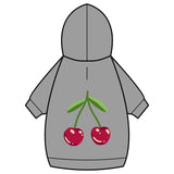 Cherry Pet Hoodie – Cute Navy Blue Dog & Cat Hoodie