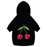 Cherry Pet Hoodie – Cute Navy Blue Dog & Cat Hoodie