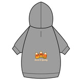 Pet Hoodie — "Sweet & Spooky" Candy Corn Design