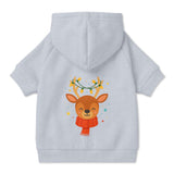 Festive Reindeer Pet Hoodie