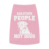 Dont Ban Dogs Pet Tank Top — "Dont Ban Dogs" Graphic Tank for Dog Lovers