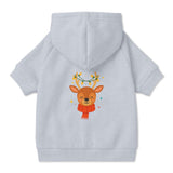 Festive Reindeer Pet Hoodie