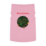 Pet Tank Top — Merry Christmas Ornament Branch Holiday Dog & Cat Tee