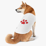 paw print pet tank top