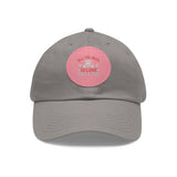Hat with Leather Patch — "for the love of pets"
