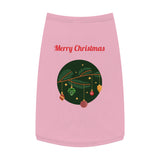 Pet Tank Top — Merry Christmas Ornament Branch Holiday Dog & Cat Tee