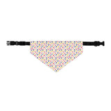 Colorful Paw Print Pet Bandana Collar — Vibrant Dog/Cat Scarf