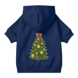 Pet Hoodie with Christmas Tree Design