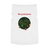 Pet Tank Top — Merry Christmas Ornament Branch Holiday Dog & Cat Tee