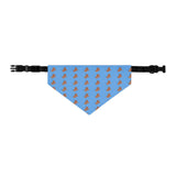 Puppy Cartoon Pet Bandana Collar — Cute Printed Dog Scarf