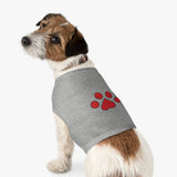 Red Pawprint Pet Tank Top
