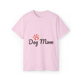 Dog Mom T-Shirt — Paw Print Graphic Tee for Dog Lovers