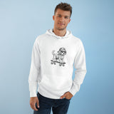 Dog on Skateboard Hoodie — Cute Skateboarding Puppy Pullover