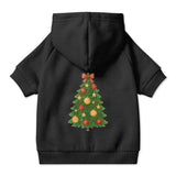 Pet Hoodie with Christmas Tree Design