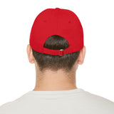 Hat with Leather Patch — "for the love of pets"