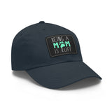 Mom Dog Lover Dad Hat with Leather Patch