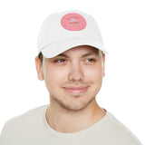 Hat with Leather Patch — "for the love of pets"