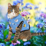 Cat Hoodie with Fish Print