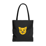 Playful Cat Face Tote Bag - Fun and Unique Design for Animal Lovers