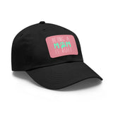 Mom Dog Lover Dad Hat with Leather Patch