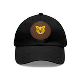 Cap for Cat Lovers with Leather Patch (Round)