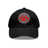 Hat with Paw Print Leather Patch - Pet Lovers