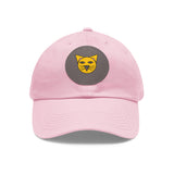 Cap for Cat Lovers with Leather Patch (Round)