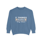 Sweatshirt — "2 Things I Never Leave Home Without: Coffee & Dog Hair" Cozy Crewneck